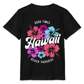 Hawaii Good Times Beach Paradise - T-shirt bio MINI CREATOR Stanley/Stella Enfant - noir - Devant - Mikhail (115cm)