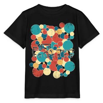 Train Railway Railway Trains Train drivers - Stanley/Stella MINI CREATOR Kids’ T-Shirt - black - Front - Mikhail (115cm)
