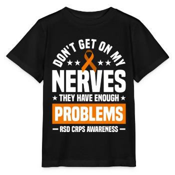 Patient RSD CRPS Geschenk - Stanley/Stella Kinder T-Shirt MINI CREATOR  - Schwarz - Vorne - Mikhail (115cm)
