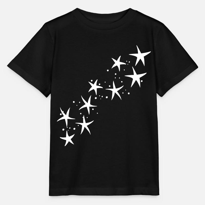 Sterne - Stanley/Stella Kinder T-Shirt MINI CREATOR - Schwarz