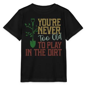 Gardening - Stanley/Stella Kinder T-Shirt MINI CREATOR  - Schwarz - Vorne - Mikhail (115cm)
