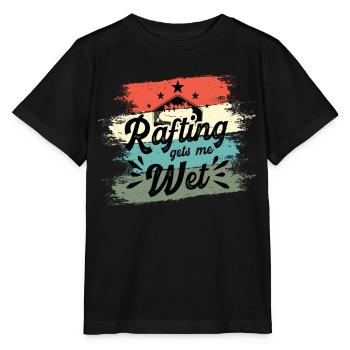 Rafting Bizarre Rafting me mouille - T-shirt bio MINI CREATOR Stanley/Stella Enfant - noir - Devant - Mikhail (115cm)