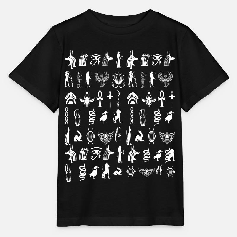 Hieroglyph - Stanley/Stella MINI CREATOR Kids’ T-Shirt - black