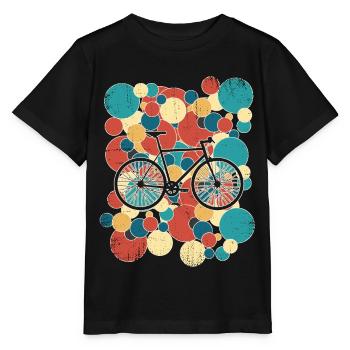 Bicycle workshop Bicycle fitter Bicycle - Stanley/Stella MINI CREATOR Kids’ T-Shirt - black - Front - Mikhail (115cm)