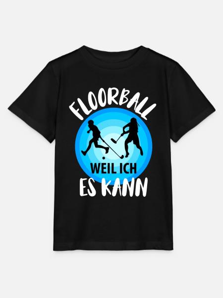 Floorball Unihockey Feldhockey Hallenhockey - Stanley/Stella Kinder T-Shirt MINI CREATOR - Schwarz