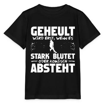 Lustiger Feldhockey Spruch Für Feldhockeyspielerin - Stanley/Stella Kinder T-Shirt MINI CREATOR  - Schwarz - Vorne - Mikhail (115cm)