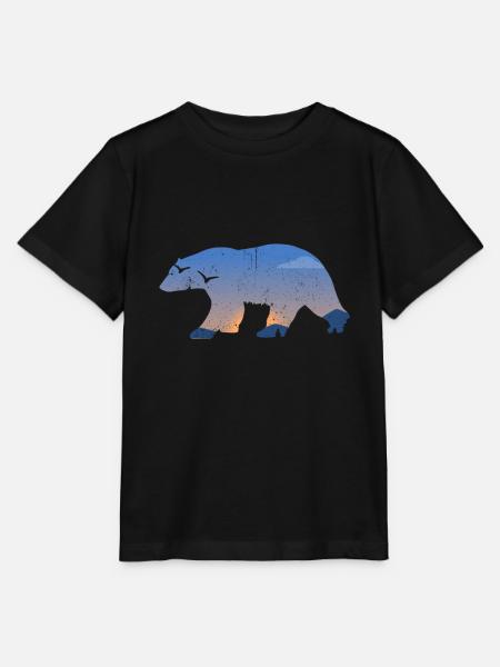 Bär - Stanley/Stella Kinder T-Shirt MINI CREATOR - Schwarz