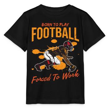 American Football Touchdown Quarterback Cadeau - T-shirt bio MINI CREATOR Stanley/Stella Enfant - noir - Devant - Mikhail (115cm)