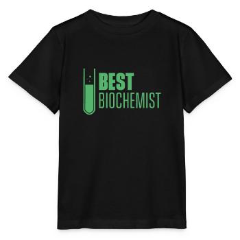 Meilleur biochimiste Bio Biochimie Biochimie - T-shirt bio MINI CREATOR Stanley/Stella Enfant - noir - Devant - Mikhail (115cm)