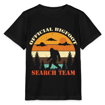 Bigfoot Sasquatch Yeti - Stanley/Stella Kinder T-Shirt MINI CREATOR  - Schwarz - Vorne - Mikhail (115cm)