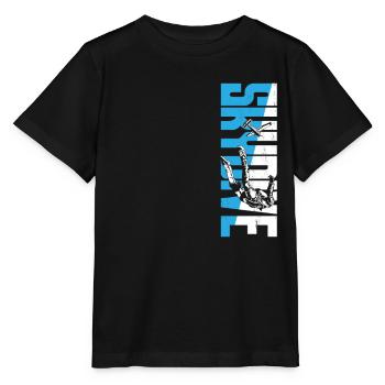 Skydiving Skydive - Stanley/Stella MINI CREATOR Kids’ T-Shirt - black - Front - Mikhail (115cm)