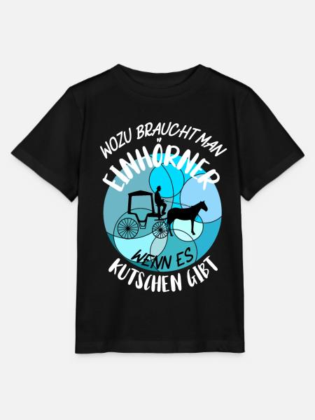 Kutscher Kutsche Pferdekutscher Kutschieren - Stanley/Stella Kinder T-Shirt MINI CREATOR  - Schwarz
