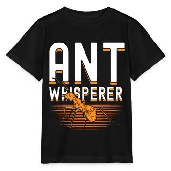 Ant Insect Gift Nature Vermin Bug Ant - Stanley/Stella MINI CREATOR Kids’ T-Shirt - black - Front - Mikhail (115cm)
