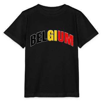 Belgium - Stanley/Stella MINI CREATOR Kids’ T-Shirt - black - Front - Mikhail (115cm)