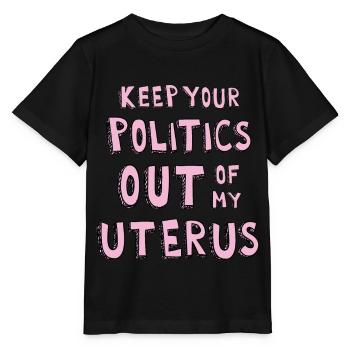 Abtreibung Frauenrechte Pro Choice - Stanley/Stella Kinder T-Shirt MINI CREATOR  - Schwarz - Vorne - Mikhail (115cm)
