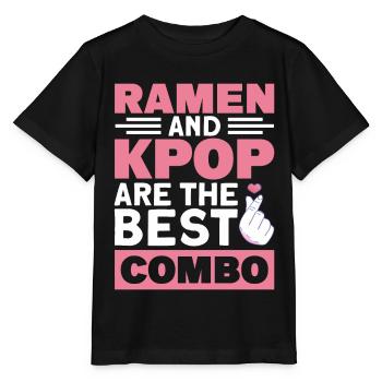 Kpop Music Kpop Fan Kpop Merch Gift - Stanley/Stella MINI CREATOR Kids’ T-Shirt - black - Front - Mikhail (115cm)