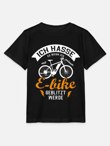 E-Bike - Stanley/Stella Kinder T-Shirt MINI CREATOR  - Schwarz