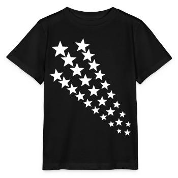 Sternenschweif In Weiss - Stanley/Stella Kinder T-Shirt MINI CREATOR  - Schwarz - Vorne - Mikhail (115cm)