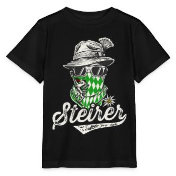 Styria T-Shirt Men Steirer Bua Steirerbua - Stanley/Stella MINI CREATOR Kids’ T-Shirt - black - Front - Mikhail (115cm)