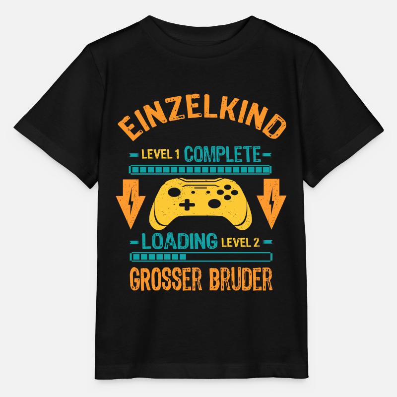 Großer Bruder Nachwuchs Loading Geschenk - Stanley/Stella Kinder T-Shirt MINI CREATOR  - Schwarz