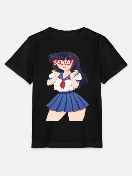 Anime Anime Merch Animes Anime Outfit Animefiguren - Stanley/Stella T-shirt MINI CREATOR til børn - sort