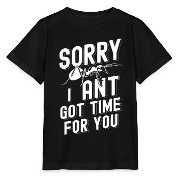 Ant Insect Gift Nature Vermin Bug Ant - Stanley/Stella MINI CREATOR Kids’ T-Shirt - black - Front - Mikhail (115cm)