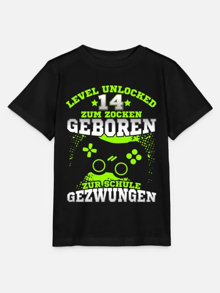 14. Geburtstag Geschenk für Jungen Gaming Zocken - Stanley/Stella Kinder T-Shirt MINI CREATOR  - Schwarz