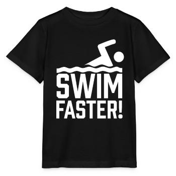 Swimming Fast Swimming Instructor Swimming Course - Stanley/Stella MINI CREATOR Kids’ T-Shirt - black - Front - Mikhail (115cm)