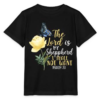 Christian Bible Verse Quote - Stanley/Stella Kinder T-Shirt MINI CREATOR  - Schwarz - Vorne - Mikhail (115cm)