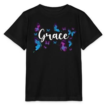 Christian Bible Verse Quote - Stanley/Stella Kinder T-Shirt MINI CREATOR  - Schwarz - Vorne - Mikhail (115cm)