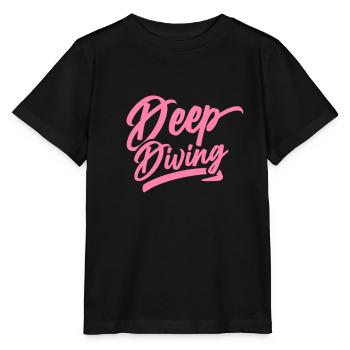 Deep Diving Diver Deep Diver Scuba - Stanley/Stella MINI CREATOR Kids’ T-Shirt - black - Front - Mikhail (115cm)
