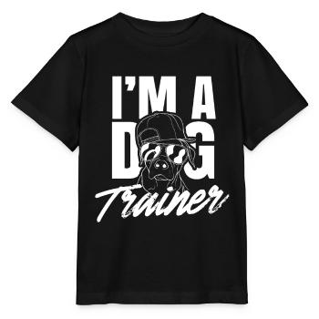 Ich Bin Ein Hundetrainer Hundeführer Hundeschule - Stanley/Stella Kinder T-Shirt MINI CREATOR  - Schwarz - Vorne - Mikhail (115cm)
