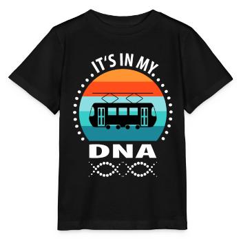 Tram Driver Tram Light Rail Tram - Stanley/Stella MINI CREATOR Kids’ T-Shirt - black - Front - Mikhail (115cm)