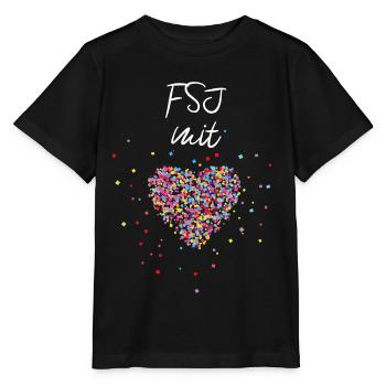 FSJ Voluntary Social Year Farewell Gift - Stanley/Stella MINI CREATOR Kids’ T-Shirt - black - Front - Mikhail (115cm)