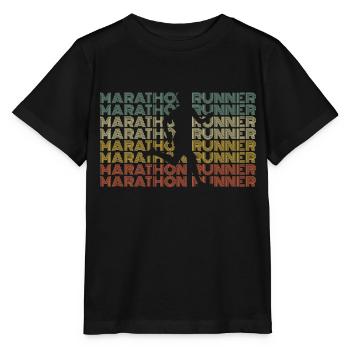 Marathon Marathon Marathon Runner Gift - Stanley/Stella MINI CREATOR Kids’ T-Shirt - black - Front - Mikhail (115cm)