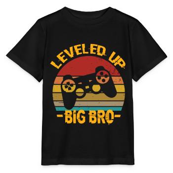 Monter de niveau Big Bro Big Bro Anniversaire Big Bro - T-shirt bio MINI CREATOR Stanley/Stella Enfant - noir - Devant - Mikhail (115cm)