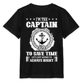 Boating for a Boat Fan Boating - Stanley/Stella MINI CREATOR Kids’ T-Shirt - black - Front - Mikhail (115cm)
