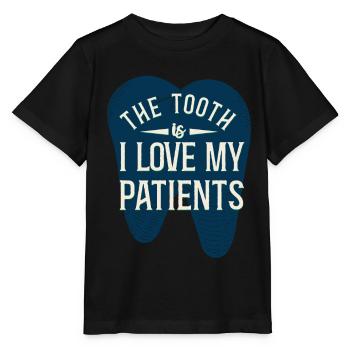 Dentist Dental Assistant Hygienist - Stanley/Stella Kinder T-Shirt MINI CREATOR  - Schwarz - Vorne - Mikhail (115cm)
