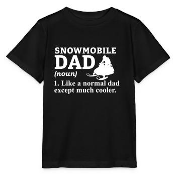 Snowmobile Snowmobile Snowmobile Driver - Stanley/Stella MINI CREATOR Kids’ T-Shirt - black - Front - Mikhail (115cm)