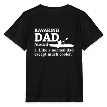 Kayak Kayak Kayaker Kayaker Kayaking - T-shirt bio MINI CREATOR Stanley/Stella Enfant - noir - Devant - Mikhail (115cm)