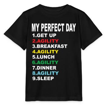 Mon agilité de jour parfaite - T-shirt bio MINI CREATOR Stanley/Stella Enfant - noir - Devant - Mikhail (115cm)