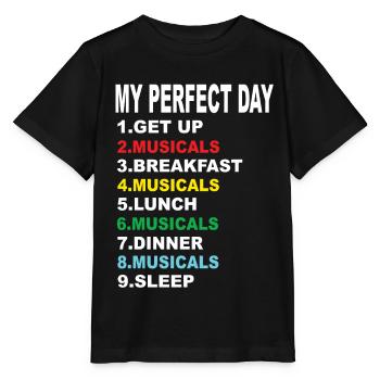 Mes comédies musicales Du jour parfait - T-shirt bio MINI CREATOR Stanley/Stella Enfant - noir - Devant - Mikhail (115cm)