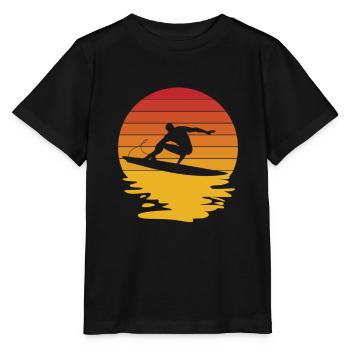 Surf Surf Planche de surf Surf Surf Surf - T-shirt bio MINI CREATOR Stanley/Stella Enfant - noir - Devant - Mikhail (115cm)
