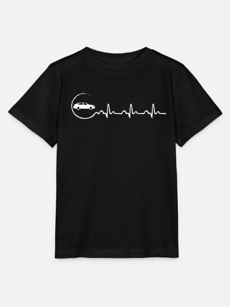 Rythme cardiaque du véhicule - T-shirt bio MINI CREATOR Stanley/Stella Enfant - noir