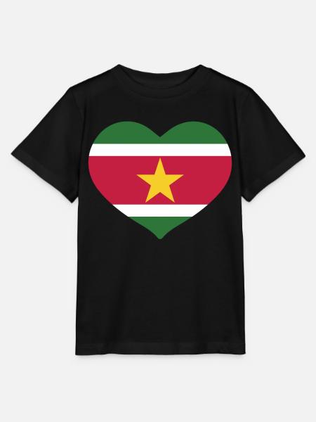 HEART SURINAME - Stanley/Stella Kinder T-Shirt MINI CREATOR  - Schwarz