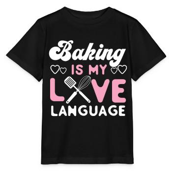 Bake Baking Baking Is My Love - Stanley/Stella MINI CREATOR Kids’ T-Shirt - black - Front - Mikhail (115cm)