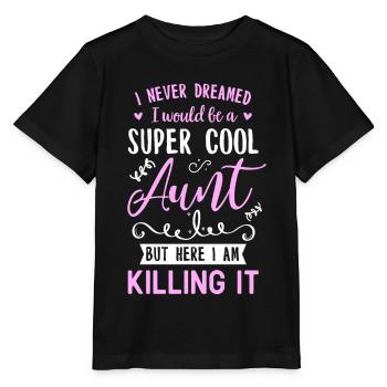 Aunt - Stanley/Stella MINI CREATOR Kids’ T-Shirt - black - Front - Mikhail (115cm)