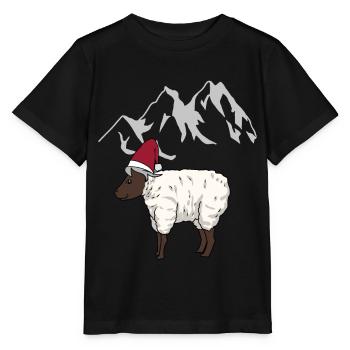 Austria, Alps, Mountains, Mountains, Mutton, Sheep, Alm - Stanley/Stella MINI CREATOR Kids’ T-Shirt - black - Front - Mikhail (115cm)