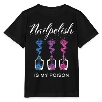 Nail Polish Nail Art Cosmetics Nail Design - Stanley/Stella MINI CREATOR Kids’ T-Shirt - black - Front - Mikhail (115cm)