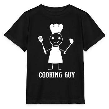 Cuisine Cuisine Cuisine Chef Cuisine Cuisine - T-shirt bio MINI CREATOR Stanley/Stella Enfant - noir - Devant - Mikhail (115cm)